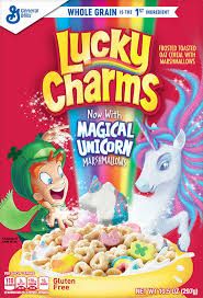 G/MILLS 12x300gm LUCKY CHARMS CEREAL