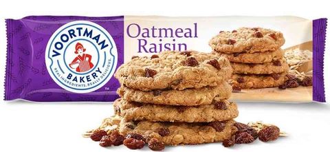 VOORTMAN 12x210g REG OAT/RAISIN COOKIES