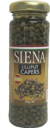 SIENA 12x100gm LILIPUT CAPERS IN VINEGAR