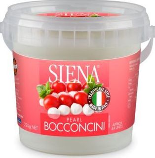 SIENA 8x220gm COWS MILK PEARL BOCCONCINI