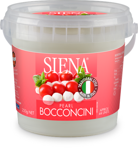 SIENA 8x220gm COWS MILK PEARL BOCCONCINI