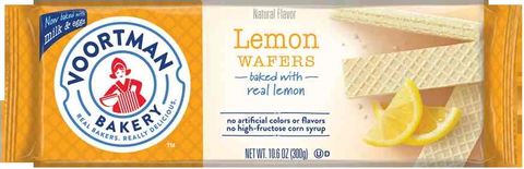 VOORTMAN 12x255g NAS LEMON WAFERS