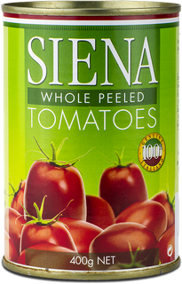 SIENA 12x400gm PEELED TOMATOES