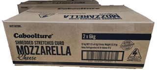 CABOOLTURE 2x6kg SHREDDED MOZZARELLA