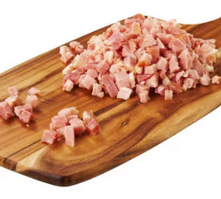 PRIMO (2) 2KG R/L DICED BACON FROZEN