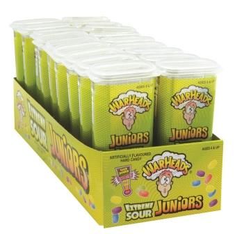 WARHEADS 18x49gm EXTREME SOUR MINIS