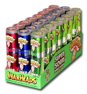 WARHEADS 24x20ml SUPER SOUR SPRAY