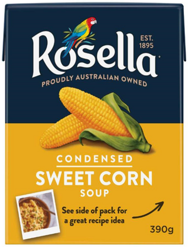ROSELLA 10x390gm CONDENSED S/CORN SOUP