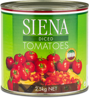 SIENA 6xA9 ITALIAN DICED TOMATOES