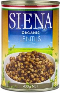 SIENA 12x400gm ORGANIC LENTILS