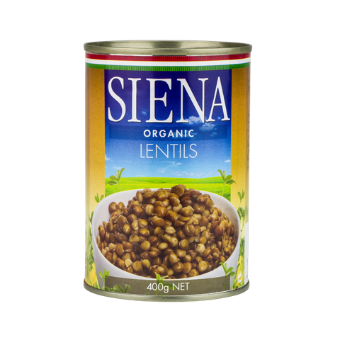 SIENA 12x400gm ORGANIC LENTILS