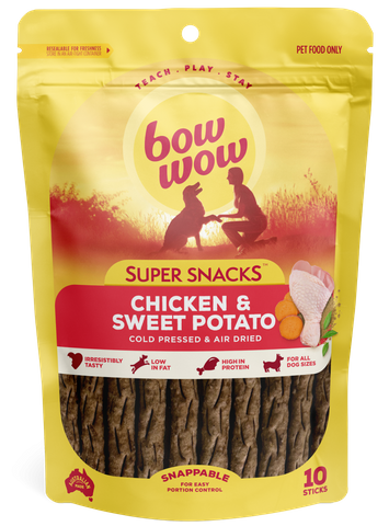 BOW WOW 10x10pk S/SNACK CHICK S/POTATO