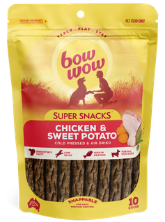 BOW WOW 10x10pk S/SNACK CHICK S/POTATO