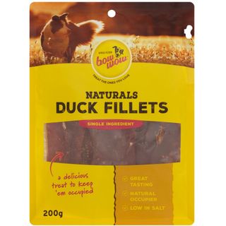 BOW WOW 6x200gm DUCK FILLETS