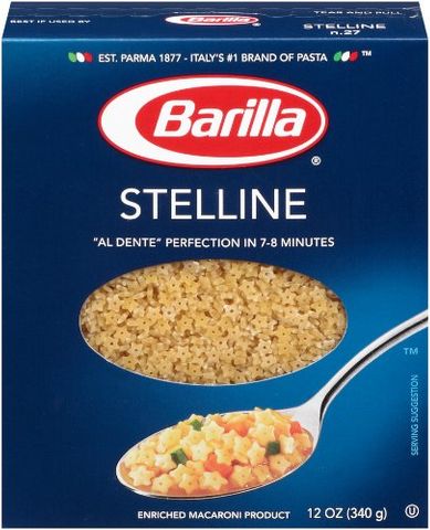 BARILLA BLUE BOX 16x500g STELLINE