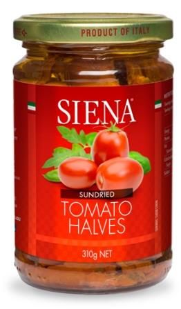 SIENA 12x295g SUNDRIED TOMATO HALVES