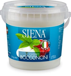 SIENA 8x220gm COWS MILK CHERRY BOCCONCIN