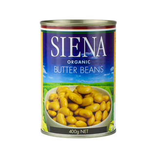 SIENA 12x400gm ORGANIC BUTTER BEANS