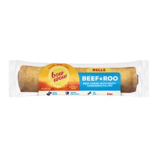 BOW WOW 24x1pk BEEF ROO ROLLS