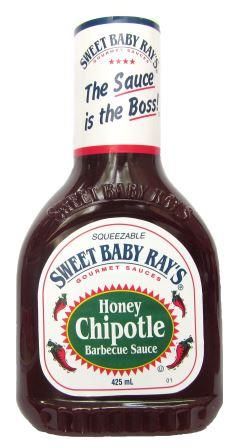 SWEET B/RAYS 12X425ml H/CHIPOTLE BBQ SCE