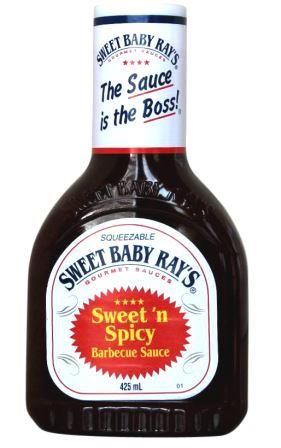 SWEET B/RAYS 12X425ml S/SPICY BBQ SAUCE