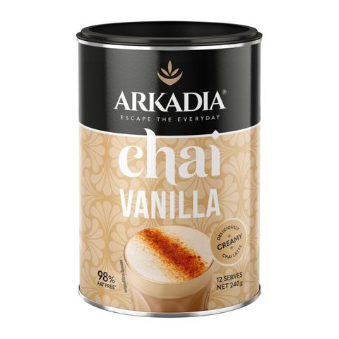 ARKADIA 6X240gm CHAI TEA VANILLA