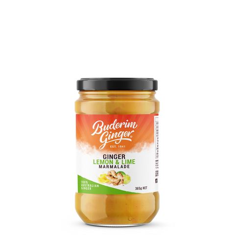 BUDERIM 6x365gm GING/LEM/LIME MARMALADE