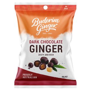 BUDERIM 12x40gm SNACK/PK DK/CHOC GINGER