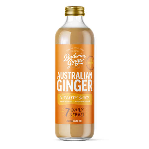 BUDERIM 8x350ml AUSTRALIAN GINGER SHOTS