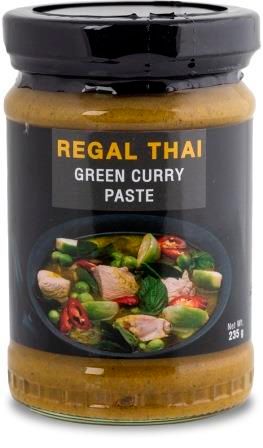 REGAL THAI 12x235gm GREEN CURRY PASTE