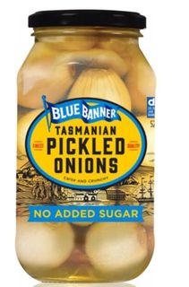 BLUE BANNER 8x525gm NO SUGAR PKL/ONIONS