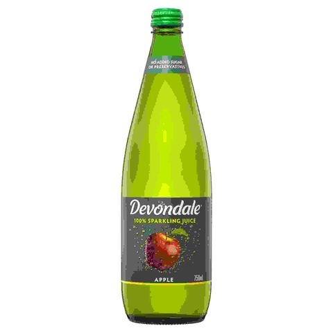 DEVONDALE 12x750ml SPARKLING APPLE NEW