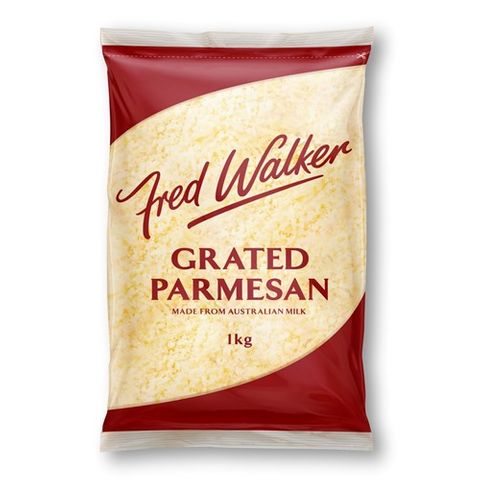 FRED WALKER 1KG (6) GRATED PARMESAN