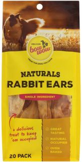 BOW WOW 6x20pk RABBIT EARS