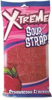 XTREME 12x160gm SOUR STRAP STRAWBERRY
