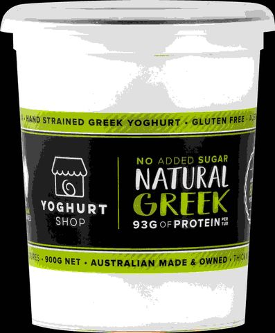 TYS 4x900gm UNSWEETENED GREEK YOGHURT