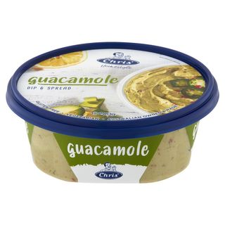 CHRIS' 8x200gm HOMESTYLE GUACAMOLE DIP