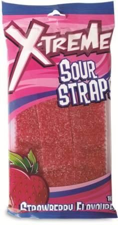 XTREME 12x160gm SOUR STRAP STRAWBERRY
