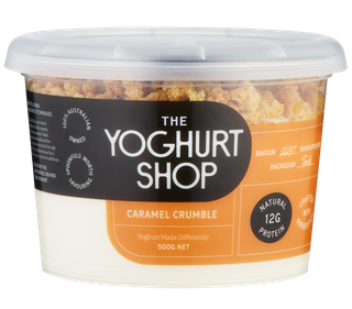 TYS 6x500gm CARAMEL CRUMBLE GRK YOGHURT