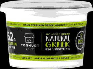 TYS 6x500gm UNSWEETENED GREEK YOGHURT