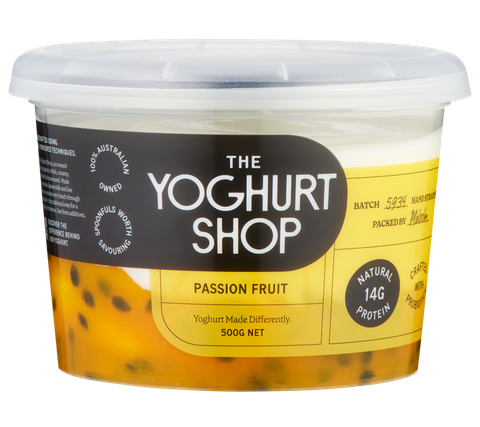 TYS 6x500gm PASSIONFRUIT GREEK YOGHURT