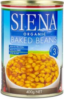 SIENA 12x400gm ORGANIC BAKED BEANS