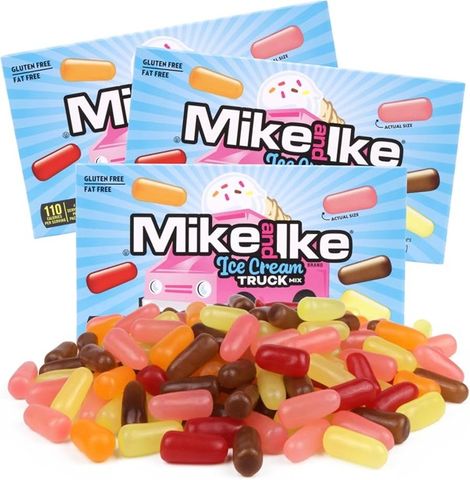 MIKE & IKE 12x141gm ICE CREAM TRUCK MIX