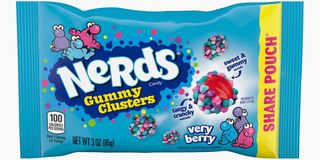 NERDS 12x85gm GUMMY CLUSTERS VERY BERRY