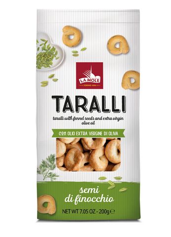 LA MOLE 16x200g TARALLI WITH FENNEL SEED