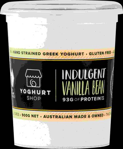 TYS 4x900gm VANILLA BEAN GREEK YOGHURT