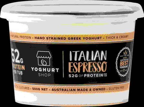 TYS 6x500gm ITALIAN ESPRESSO GRK YOGHURT