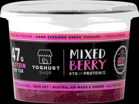 TYS 6x500gm MIXED BERRY GREEK YOGHURT