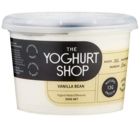 TYS 6x500gm VANILLA BEAN GREEK YOGHURT
