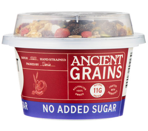 TYS 6x170gm ANCIENT S/FOOD GREEK YOGHURT